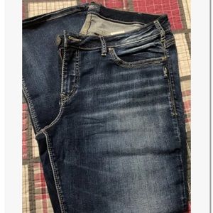 Women's Silver Suki Mid Slim Boot Jeans - 18/31 (29.5"  inseam)